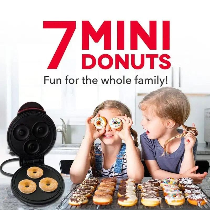 3 Hole Donut Machine, Non Stick Coated Doughnut Machine, 220V Mini Donut Makers For Children Kid, Household Electric Donut Maker, Electric Frying Pan Biscuit Hot Cake Maker 3 Hole Donut Machine, Non Stick Coated Doughnut Machine, 220V Mini Donut Makers For Children Kid, Household Electric Donut Maker, Electric Frying Pan Biscuit Hot Cake Maker
